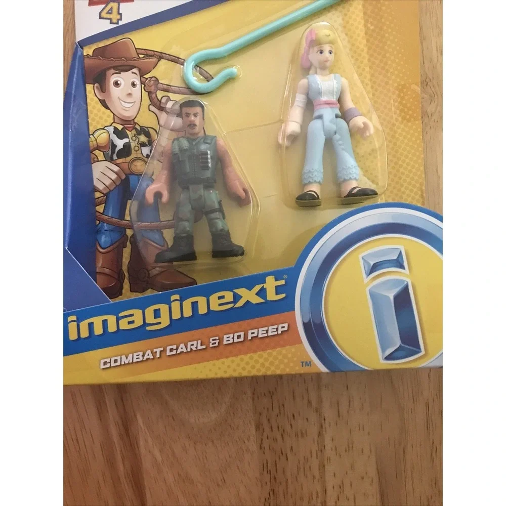 Imaginext TOY STORY 4 Bo Peep Combat Carl Figure Disney Pixar New Xmas Gift